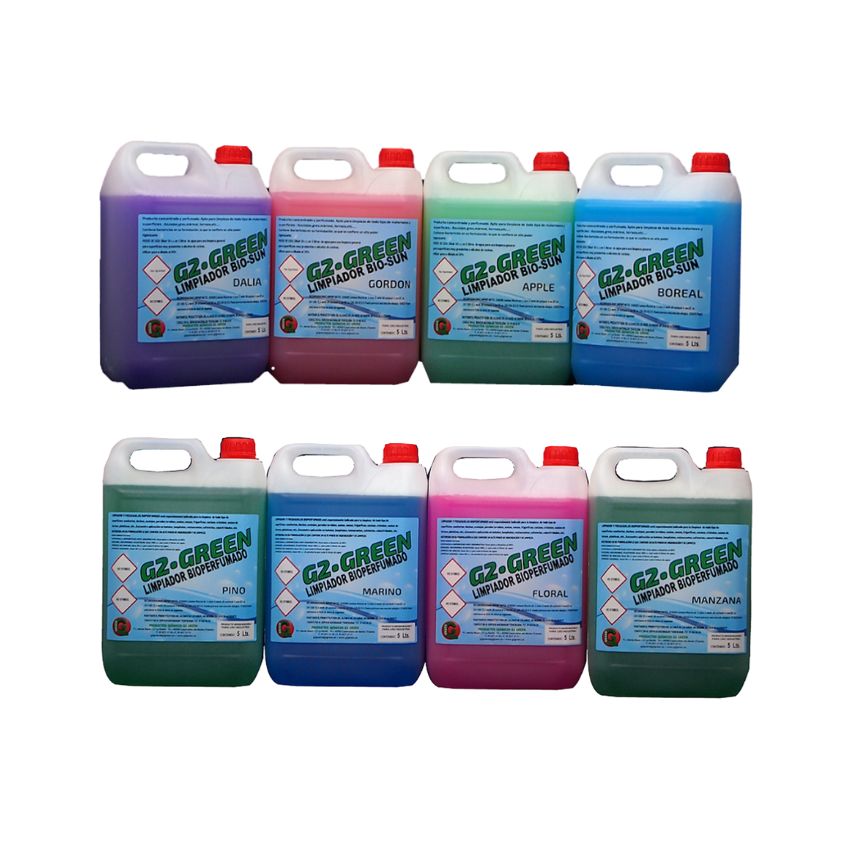 Detergentes variados para superficies y suelos